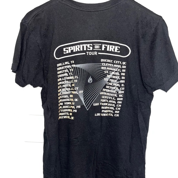 Smashing Pumpkins Black T-shirt, Medium, Spirits on Fire Tour - Picture 2 of 3